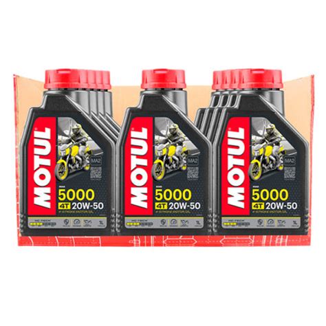 Aceite Motul W T Semitintetico Pack Pza De Lt Motomania