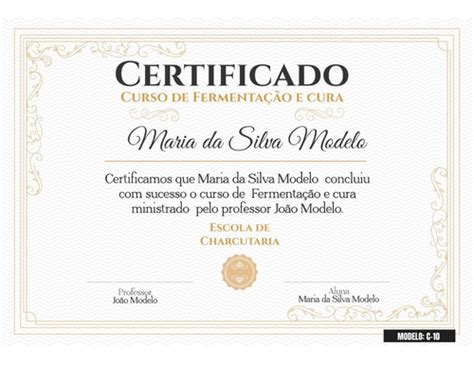 Aprender Sobre Imagem Modelo Certificado De Curso Br