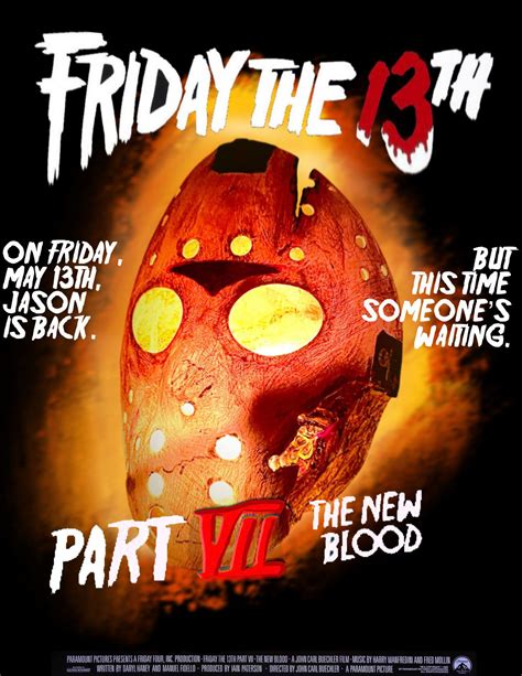 Custom Part VII Poster I made. : r/fridaythe13th