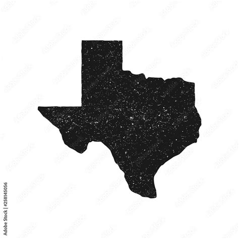 Texas Vector Map Stamp Retro Distressed Insignia With Us State Map Usa State Map Vector