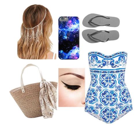 Beach Time By Zeniboo Liked On Polyvore Featuring Dolce Gabbana