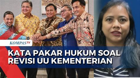 Kata Bivitri Susanti Soal Revisi Uu Kementerian Untuk Pemerintahan