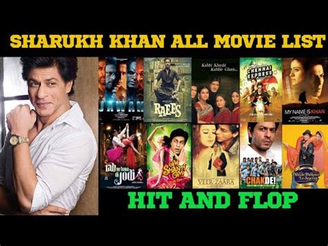 Shahrukh Khan All Movie List 1992 2024 Hit And Flop Ll Sharukhkhan