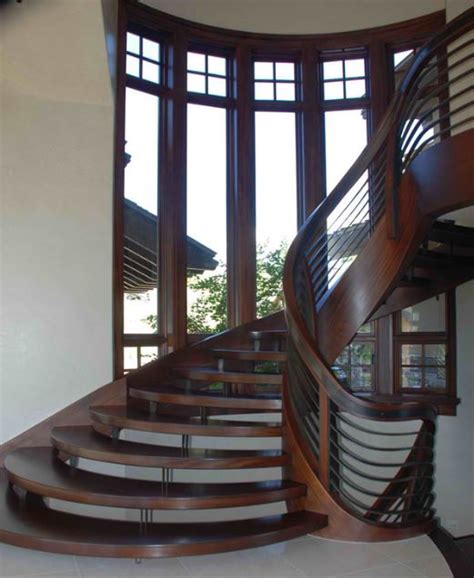 Gorgeous Designs Of Wooden Staircases - Interiordesignsweb.com