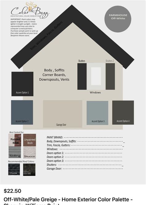 Home exterior paint color palette benjamin moore bluer etsy – Artofit