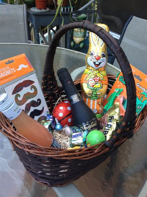 An Adult Easter Basket Completely With Champagne Splits For The