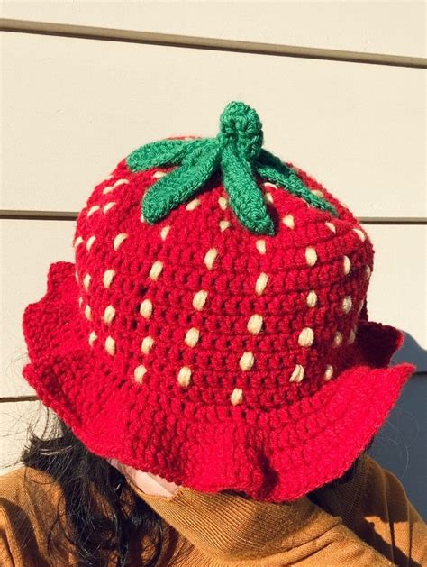 PATTERN ONLY Strawberry Shortcake Hat Crochet Pattern | Etsy