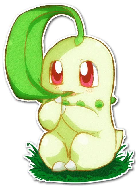 152 Chikorita By Sarahrichford On Deviantart