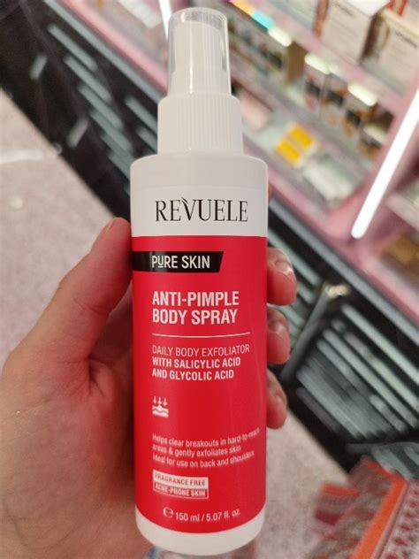 Revuele Pure Skin Anti Pimple Body Spray 150 Ml 5 07 Fl Oz INCI