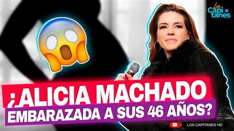 Alicia Machado EMBARAZADA a sus 46 años Ella misma deja las cosas