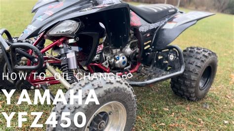 How To Change Oil On Yamaha Yfz Atv Youtube