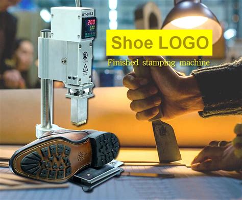 Complete Pro Shoe Logo Stamping Machine Customize Seal Bronzing Machine for PVC Card Leather ...