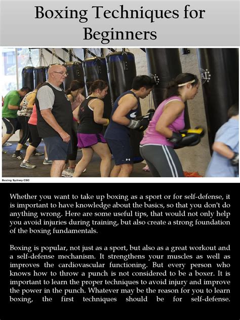 Boxing techniques for beginners by kimmalik58 - Issuu