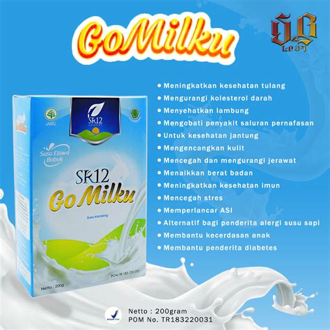 Susu Kambing Etawa Bubuk Gomilku Go Milku Sr Original Dan Cokelat