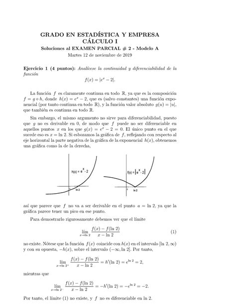 Examen Octubre Preguntas Y Respuestas Grado En Estad Istica