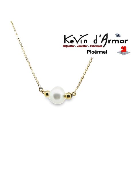 Collier Perle De Culture Blanche