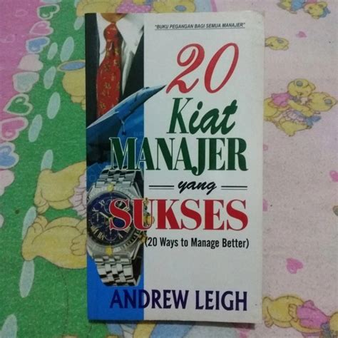 Jual Buku 20 Kiat Manajer Yang Sukses Shopee Indonesia