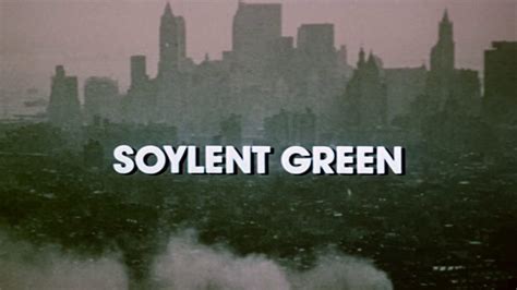 Soylent Green (1973) — Art of the Title