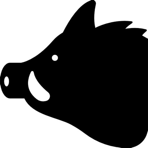 Pig Head Silhouette at GetDrawings | Free download