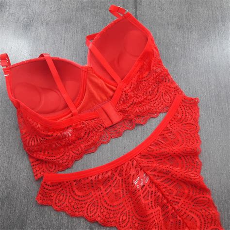 Conjunto Cropped Luxo Em Renda Lingerie Br Atacado Para
