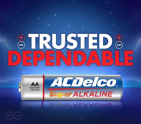 Acdelco Count Aa Batteries Maximum Power Super Alkaline Battery