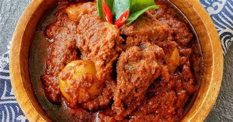 Resep Rendang Daging Bumbu Instan Oleh Ayu Mama Aura Cookpad