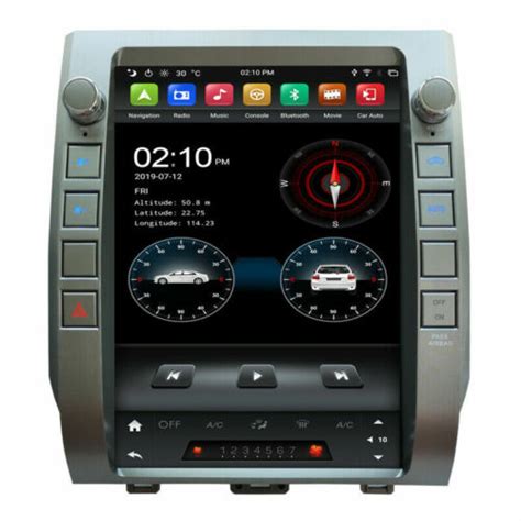 Android Tesla Style Car Gps Navigation Radio For Toyota Tundra