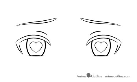 How you can Draw Anime "Love Eyes" (With Hearts) - Artshow24