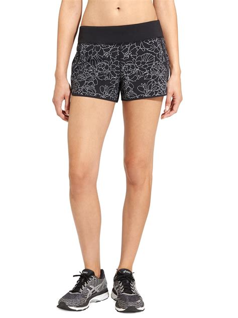 Reflective Floral Track This Run Short Athleta Workout Short