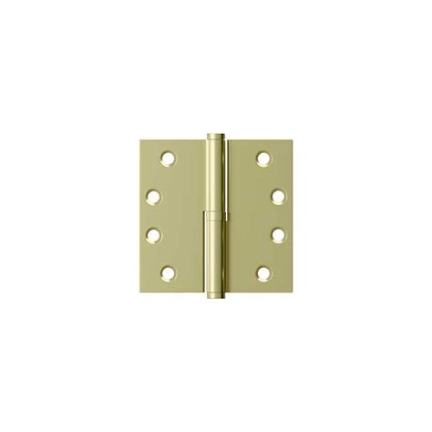 Deltana [dsblo43unl Lh] Solid Brass Door Lift Off Hinge Left Hand Polished Brass Unlacquered