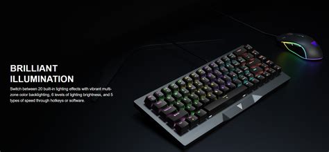 GAMDIAS HERMES M4 Gaming Mechanical Keyboard 65 Form Factor