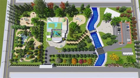 Nursery School And Park Design Sketchuplumion Video Rendering Youtube