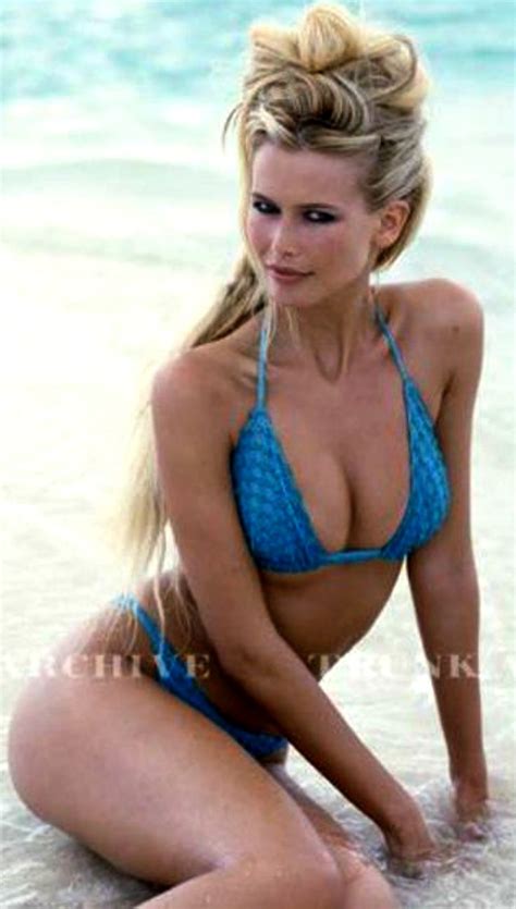 Claudia Schiffer Bikini Photos Bikini Tops Claudia Schiffer