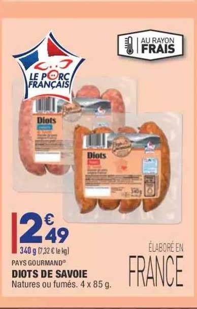 Offre Diots De Savoie Pays Gourmand Chez Aldi