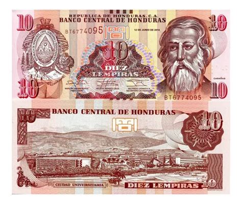 Billete De Honduras 10 Lempiras Nuevo Sin Circular 2019 MercadoLibre