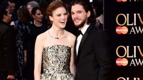 Game Of Thrones Stars Kit Harington And Rose Leslie Welcome Second