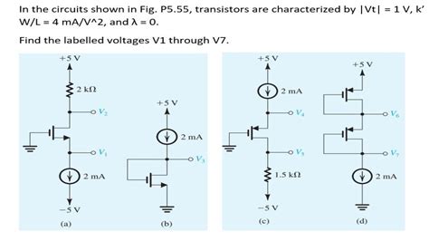 Https Doubtrix In The Circuits Shown In Fig P5 55