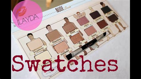 The Balm Nude Dude Pallette Review And Swatches Youtube