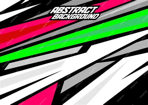 Premium Vector Racing Background Abstract Stripes With