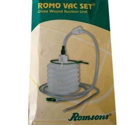 White Romsons Romo Vac Set Wound Closure Suction Set At Rs 188 Piece In