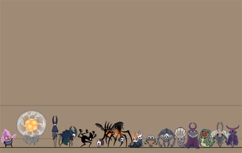 Height Chart For Every Hollow Knight Npc And Boss Im Suying Team