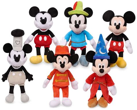 Disney Mickey the True Original Mickey Through the Years 10 Plush 6-Pack Just Play - ToyWiz