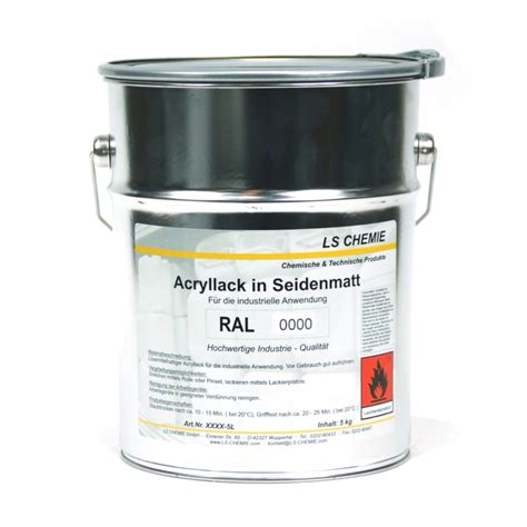 5 Kg Acryllack 1K Lack In RAL 4008 Signalviolett Seidenmatt