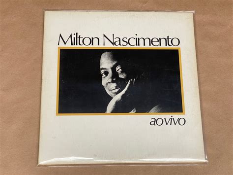 Disco de Vinil Lp Milton Nascimento Ao Vivo Item de Música Barclay