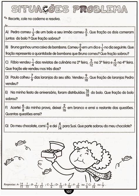 Problemas Envolvendo As Quatro Operações 7o Ano Com Gabarito