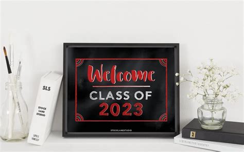 Welcome Class Of 2023 Printable High School Or College Banner Etsy