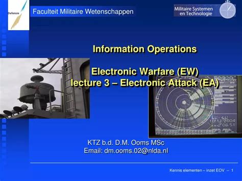 Ppt Information Operations Electronic Warfare Ew Lecture 3