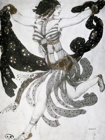 Costume Design For Scheherazade Zobeide Jane Marnac Giclee Print