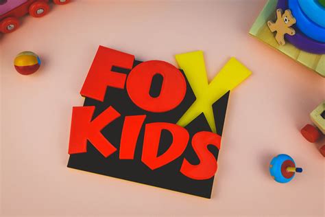 Fox Kids Logo 3D Printed Logo Pbs Kids 3D Printing Kids TV, 45% OFF