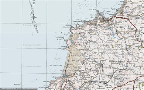 Historic Ordnance Survey Map Of Holywell 1919